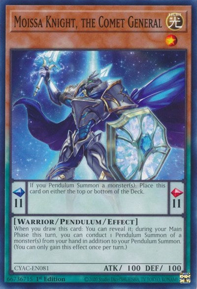 Moissa Knight, the Comet General (CYAC-EN081) [Cyberstorm Access]