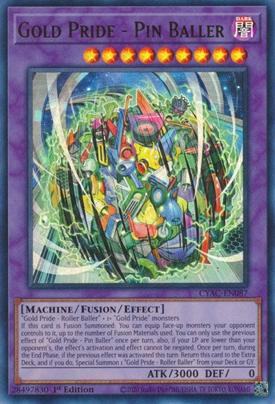 Gold Pride - Pin Baller (CYAC-EN087) [Cyberstorm Access]