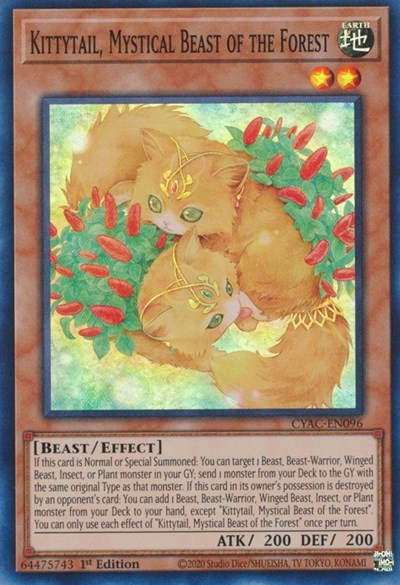Kittytail, Mystical Beast of the Forest (CYAC-EN096) [Cyberstorm Access]