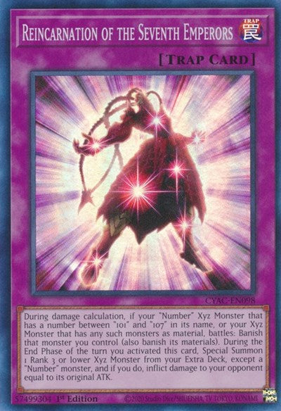 Reincarnation of the Seventh Emperors (CYAC-EN098) [Cyberstorm Access]