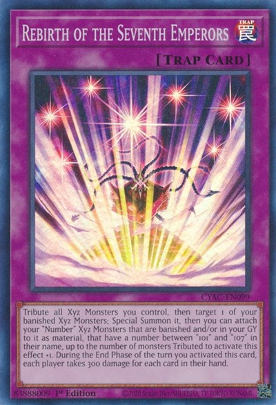 Rebirth of the Seventh Emperors (CYAC-EN099) [Cyberstorm Access]