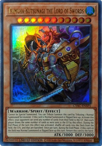 Tsumuha-Kutsunagi the Lord of Swords (CYAC-ENSP1) [Cyberstorm Access]