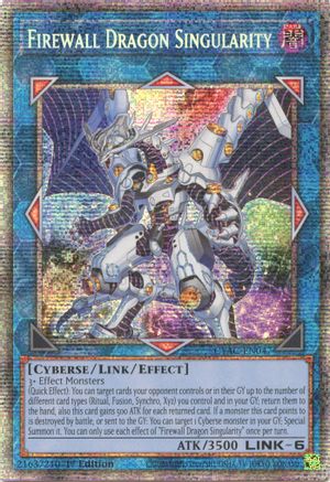 Firewall Dragon Singularity (Starlight Rare) (CYAC-EN047) - Cyberstorm Access 1st Edition
