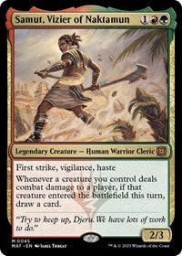 Samut, Vizier of Naktamun (45) [March of the Machine: The Aftermath]