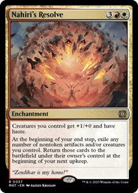 Nahiri's Resolve (37) [March of the Machine: The Aftermath]