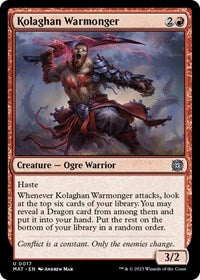Kolaghan Warmonger (17) [March of the Machine: The Aftermath]