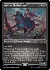 Ayara's Oathsworn (Foil Etched) (111) [March of the Machine: The Aftermath]