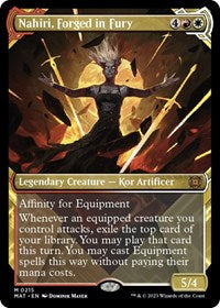 Nahiri, Forged in Fury (Halo Foil) (215) [March of the Machine: The Aftermath]