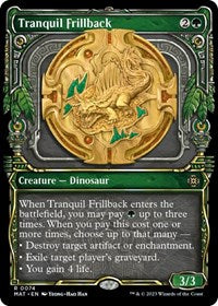 Tranquil Frillback (Showcase) (74) [March of the Machine: The Aftermath]
