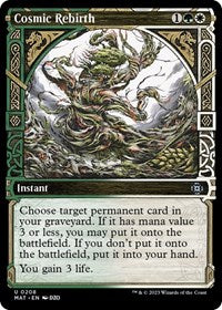 Cosmic Rebirth (Halo Foil) (208) [March of the Machine: The Aftermath]