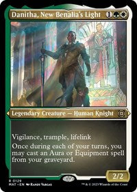 Danitha, New Benalia's Light (Foil Etched) (129) [March of the Machine: The Aftermath]
