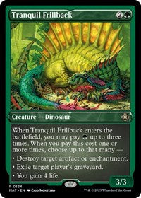 Tranquil Frillback (Foil Etched) (124) [March of the Machine: The Aftermath]