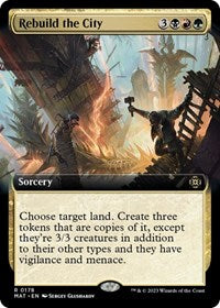 Rebuild the City (Extended Art) (178) [March of the Machine: The Aftermath]