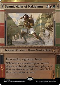 Samut, Vizier of Naktamun (Halo Foil) (224) [March of the Machine: The Aftermath]