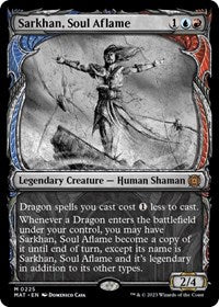 Sarkhan, Soul Aflame (Halo Foil) (225) [March of the Machine: The Aftermath]