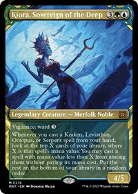 Kiora, Sovereign of the Deep (Halo Foil) (214) [March of the Machine: The Aftermath]