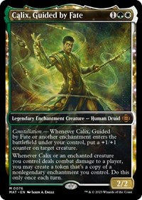 Calix, Guided by Fate (Showcase) (76) [March of the Machine: The Aftermath]