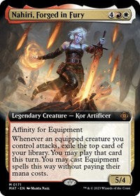 Nahiri, Forged in Fury (Extended Art) (171) [March of the Machine: The Aftermath]