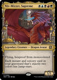 Niv-Mizzet, Supreme (Showcase) (90) [March of the Machine: The Aftermath]