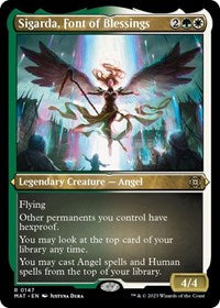 Sigarda, Font of Blessings (Foil Etched) (147) [March of the Machine: The Aftermath]