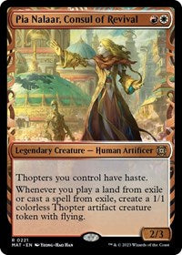 Pia Nalaar, Consul of Revival (Halo Foil) (221) [March of the Machine: The Aftermath]