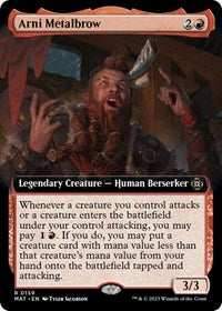 Arni Metalbrow (Extended Art) (159) [March of the Machine: The Aftermath]