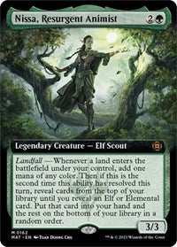 Nissa, Resurgent Animist (Extended Art) (162) [March of the Machine: The Aftermath]