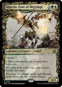 Sigarda, Font of Blessings (Halo Foil) (226) [March of the Machine: The Aftermath]