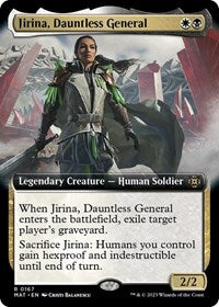 Jirina, Dauntless General (Extended Art) (167) [March of the Machine: The Aftermath]