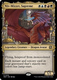 Niv-Mizzet, Supreme (Halo Foil) (219) [March of the Machine: The Aftermath]