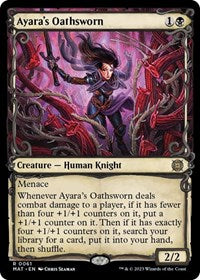 Ayara's Oathsworn (Showcase) (61) [March of the Machine: The Aftermath]