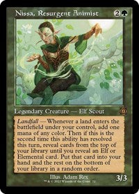 Nissa, Resurgent Animist (Retro Frame) (72) [March of the Machine: The Aftermath]
