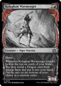 Kolaghan Warmonger (Showcase) (67) [March of the Machine: The Aftermath]