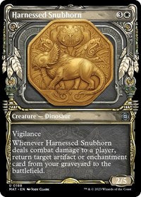 Harnessed Snubhorn (Halo Foil) (188) [March of the Machine: The Aftermath]