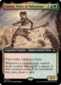 Samut, Vizier of Naktamun (Extended Art) (180) [March of the Machine: The Aftermath]