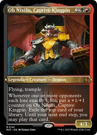 Ob Nixilis, Captive Kingpin (Foil Etched) (141) [March of the Machine: The Aftermath]