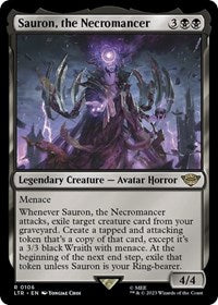 Sauron, the Necromancer (106) [Universes Beyond: The Lord of the Rings: Tales of Middle-earth]