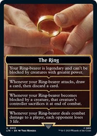 The Ring Helper Card (13) [Universes Beyond: The Lord of the Rings: Tales of Middle-earth]