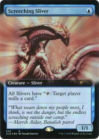 Screeching Sliver (Extended Art) (622) [Secret Lair Drop Series]