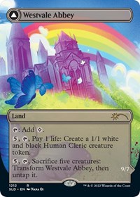 Westvale Abbey (Display Commander) - Thick Stock (1212) [Secret Lair Drop Series]
