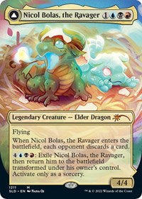 Nicol Bolas, the Ravager (Display Commander) - Thick Stock (1211) [Secret Lair Drop Series]
