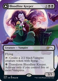 Bloodline Keeper (Display Commander) - Thick Stock (1210) [Secret Lair Drop Series]