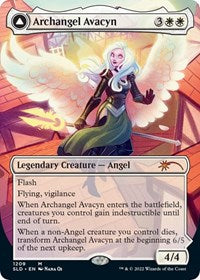 Archangel Avacyn (Display Commander) - Thick Stock (1209) [Secret Lair Drop Series]
