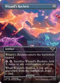 Wizard's Rockets (Borderless) (400) [Universes Beyond: The Lord of the Rings: Tales of Middle-earth]