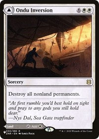 Ondu Inversion (30) [The List Reprints]