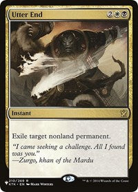 Utter End (210) [The List Reprints]