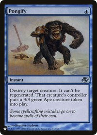 Pongify (PLC) (44) [The List Reprints]