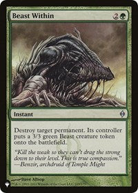 Beast Within (NPH) (103) [The List Reprints]