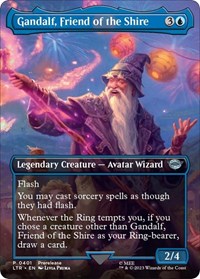 Gandalf, Friend of the Shire (Borderless) (401) [Universes Beyond: The Lord of the Rings: Tales of Middle-earth]