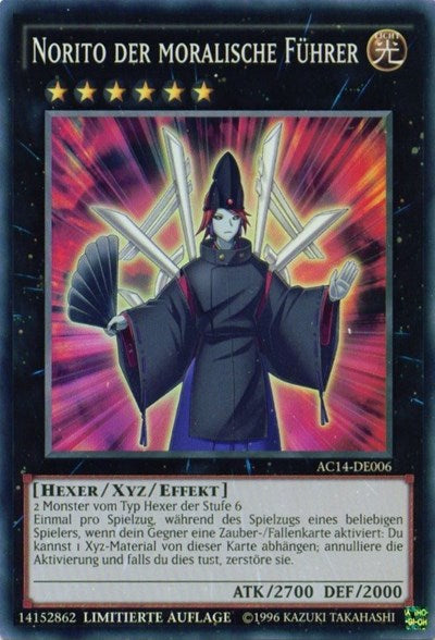 Norito the Moral Leader (German) - "Norito der moralische Führer" (AC14-DE006) [Advent Calendar 2014 (Adventskalender ZEXAL-Edition)]